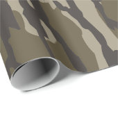 Turkije Feather Bottomland Camo Forest Camouflage Cadeaupapier (Rol Hoek)