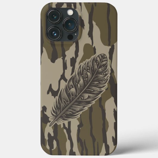 Turkije Feather Bottomland Camo Forest Camouflage Case-Mate iPhone Case (Achterkant)