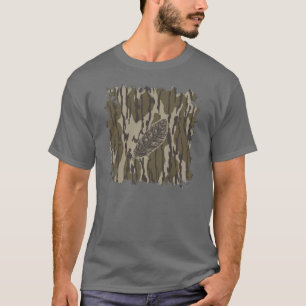 Turkije Feather Bottomland Camo Forest Camouflage T-shirt
