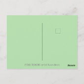 TURKIJE FINE DINING, THANKSGIVING BIRD HUMOR BRIEFKAART (Achterkant)