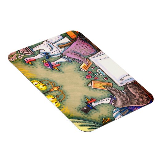 TURKIJE FINE DINING, THANKSGIVING BIRD HUMOR MAGNEET (Rechterzijde)