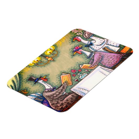 TURKIJE FINE DINING, THANKSGIVING BIRD HUMOR MAGNEET (Linkerzijde)