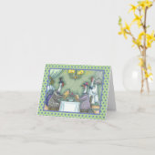 TURKIJE FINE DINING THANKSGIVING WENSKAART Blnk Kaart (Gele Bloem)