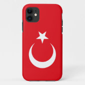 Turkije Flag iphone 5 hoesje (Achterkant)