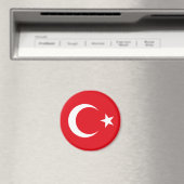 Turkije Flag Magnet (Insitu (Vaatwasser))