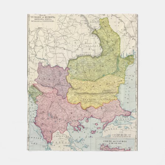 Turkije Fleece Deken (Voorkant)