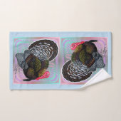 Turkije: Floral Bronze Tom Bad Handdoek (Handdoek)