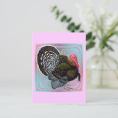Turkije: Floral Bronze Tom Briefkaart (Staand voorkant)