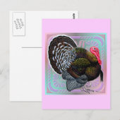 Turkije: Floral Bronze Tom Briefkaart (Voorkant / Achterkant)