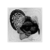 Turkije: Floral Bronze Tom Rubberstempel (Afrduk)