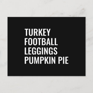 Turkije Football Funny Thanksgiving Briefkaart