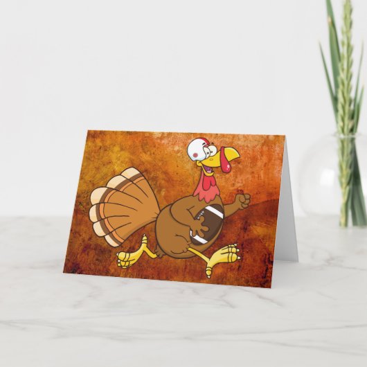 turkije football speler feestdagen kaart (Voorkant)