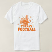Turkije Football T-shirt – Leuke Thanksgiving (Design voorkant)