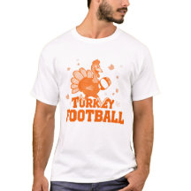 Turkije Football T-shirt – Leuke Thanksgiving