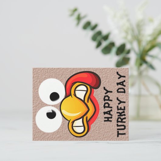 Turkije Funny Face Briefkaart (Staand voorkant)