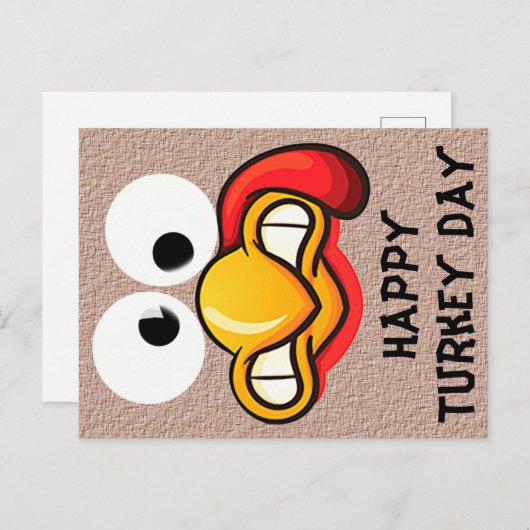 Turkije Funny Face Briefkaart (Voorkant / Achterkant)