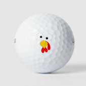 Turkije - Funny Thanksgiving Golfballen (Voorkant)