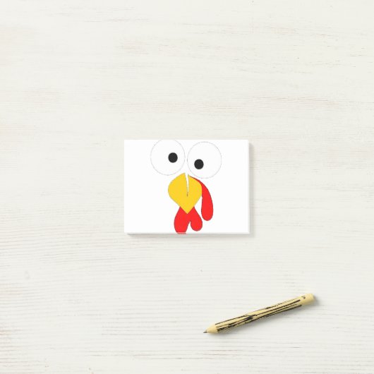 Turkije - Funny Thanksgiving Post-it® Notes (Op bureau)