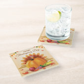 Turkije Glazen Onderzetter (Schuin)