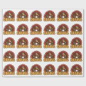 Turkije Gobble Cadeaupapier (Vlak)