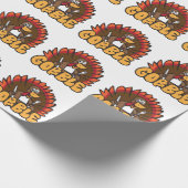 Turkije Gobble Cadeaupapier (Hoek)