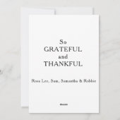 Turkije Gobble Wobble Funny Turkije Thanksgiving Feestdagenkaart (Achterkant)