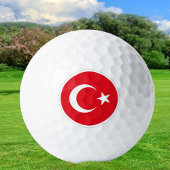 Turkije Golf Balls, Turkse vlaggolfers / Patriotte Golfballen