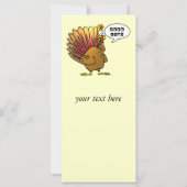 Turkije Good Eats Business Rack Kaart (Achterkant)