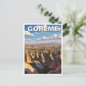 Turkije Goreme Nationaal Park Cappadocië Reizen Briefkaart (Staand voorkant)