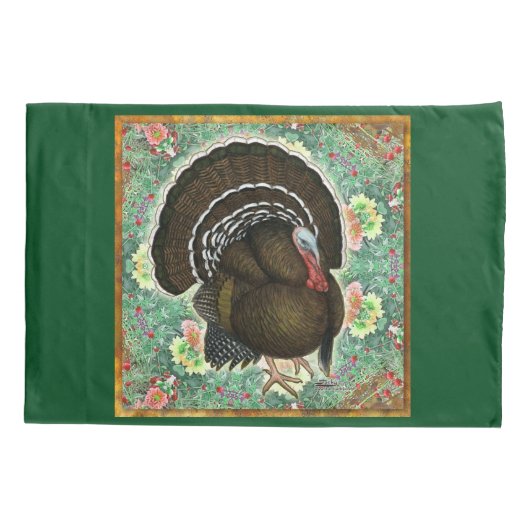 Turkije: Groenen Kussensloop (Achterkant)