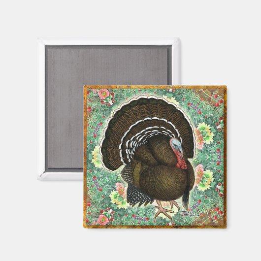 Turkije: Groenen Magneet (Voorkant / Achterkant)