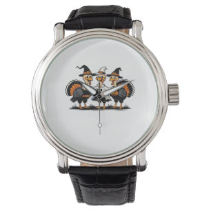 Turkije Halloween Boo, Thanksgiving Turkije, Spook Horloge