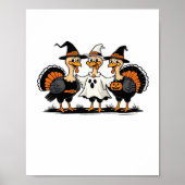 Turkije Halloween Boo, Thanksgiving Turkije, Spook Poster (Voorkant)