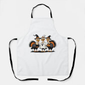Turkije Halloween Boo, Thanksgiving Turkije, Spook Schort (Voorkant)