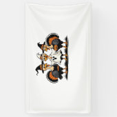 Turkije Halloween Boo, Thanksgiving Turkije, Spook Spandoek (Verticaal)