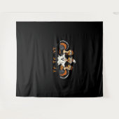 Turkije Halloween Boo, Thanksgiving Turkije, Spook Wandkleed (Voorkant (horizontaal))