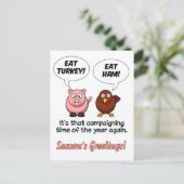 Turkije & Ham briefkaart (Staand voorkant)