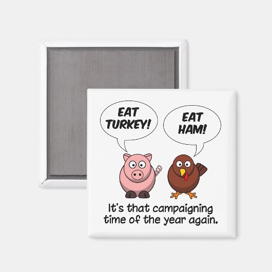 Turkije & Ham magneet (Voorkant / Achterkant)