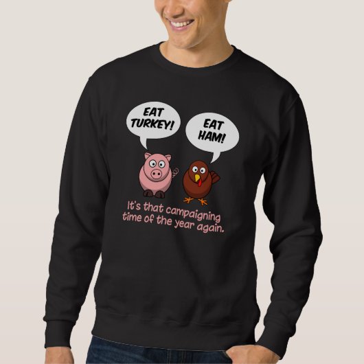 Turkije & Ham shirt - kies stijl & kleur (Voorkant)