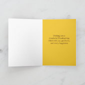 Turkije Happy Thanksgiving Autumn Bird Feestdagen Kaart (Binnen)