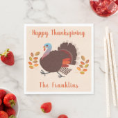 Turkije Happy Thanksgiving Servet (Insitu)