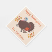 Turkije Happy Thanksgiving Servet (Hoek)