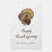  Turkije Happy Thanksgiving Theedoek (Verticaal)