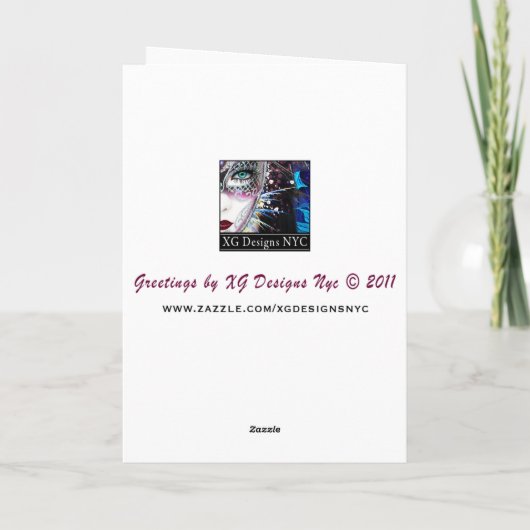 Turkije Happy Thanksgiving Wenskaart Feestdagen Kaart (Achterkant)