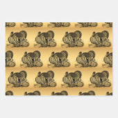 Turkije Happy Thanksgiving WP 3p Inpakpapier Vel (Voorkant)
