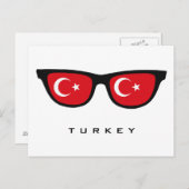 Turkije heeft aangepaste tekst en kleuren briefkaa briefkaart (Voorkant / Achterkant)