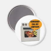 Turkije heeft een advocaat nodig magneet (Voorkant / Achterkant)