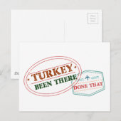 Turkije heeft het volgende gedaan: briefkaart (Voorkant / Achterkant)