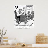 Turkije heeft nu werk nodig poster (Keuken)