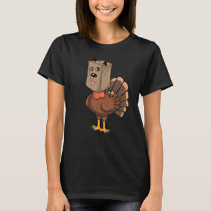 turkije hond vermommen Thanksgiving turkije in dis T-shirt